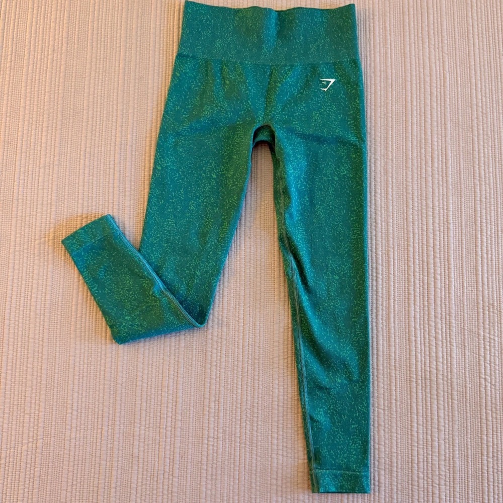 Gymshark Green Sparkle Leggings